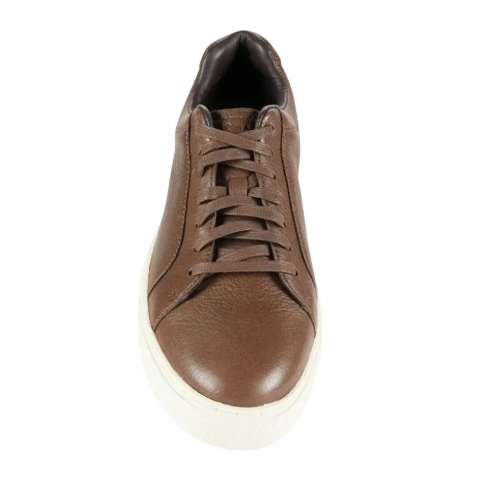 Cole Haan Mens Jensen Low-Top Casual Sneakers Size 11 EU 44 Brown Leather NIB